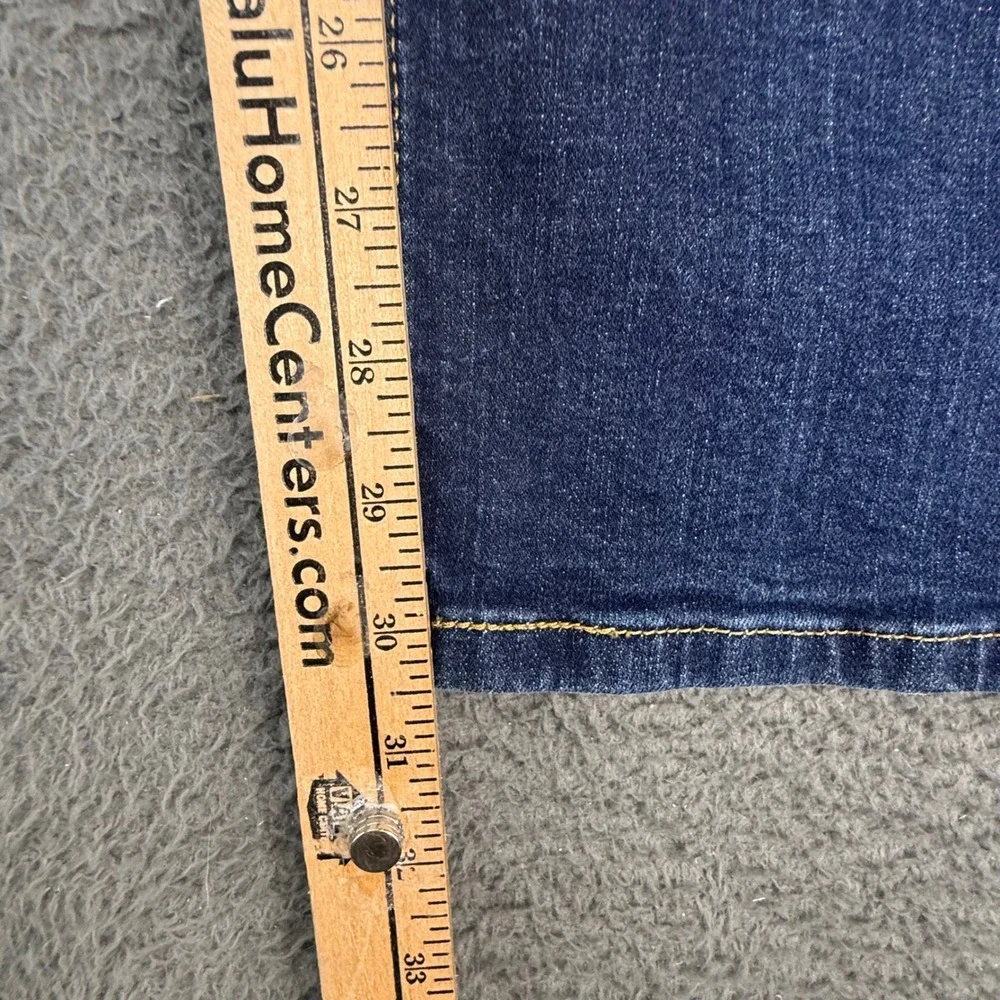 Levi's 559 Relaxed Straight Jeans Mens 42x32 Blue Dark Wash Stretch Denim